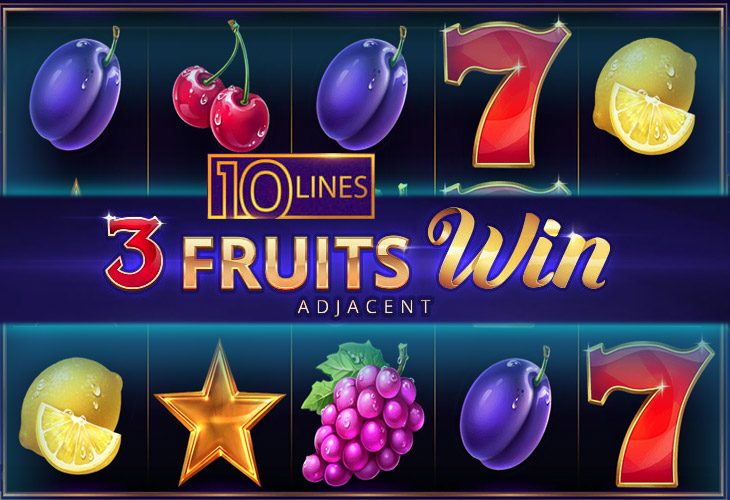3 Fruits Win: 10 lines by Playson