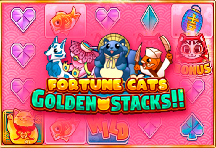 Fortune Cats Golden Stacks by Thunderkick