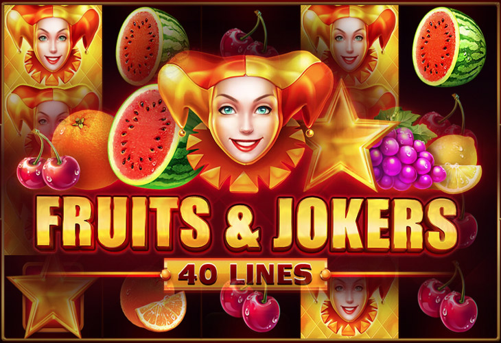 Fruits & Jokers: 40 lines by Playson