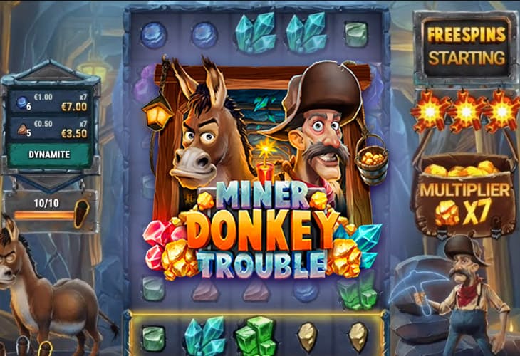 Miner Donkey Trouble by Play'n GO