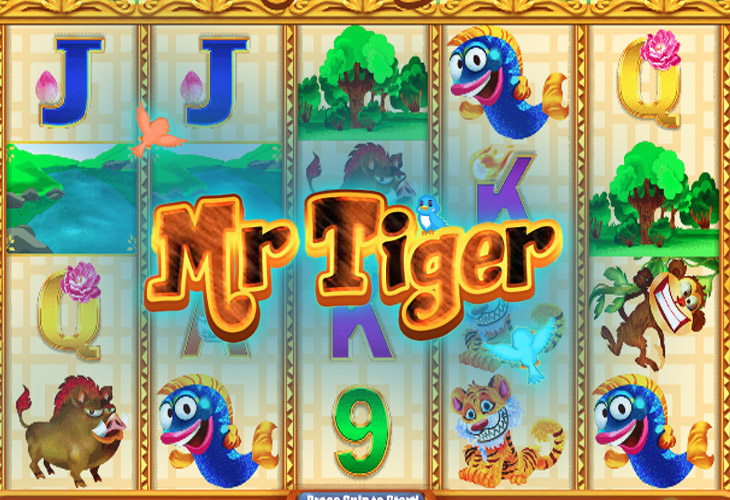 Mr Tiger slot artwork