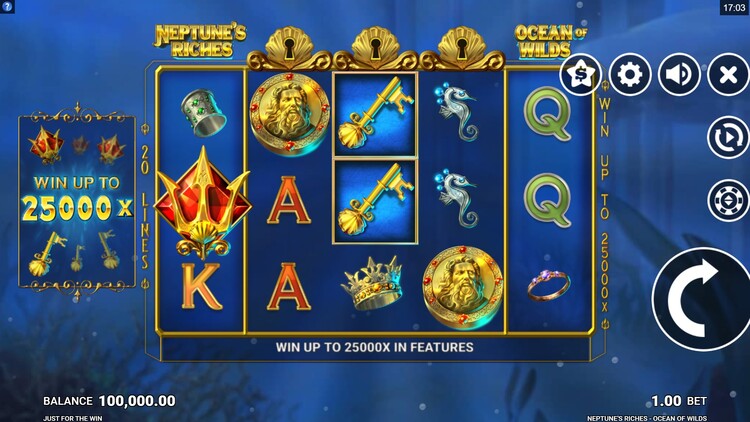 Neptune’s Riches: Ocean Of Wilds by microgaming
