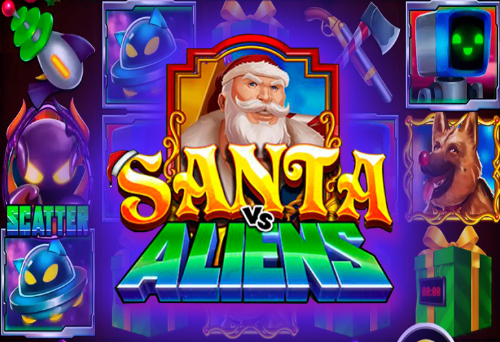 Santa vs Aliens by swintt