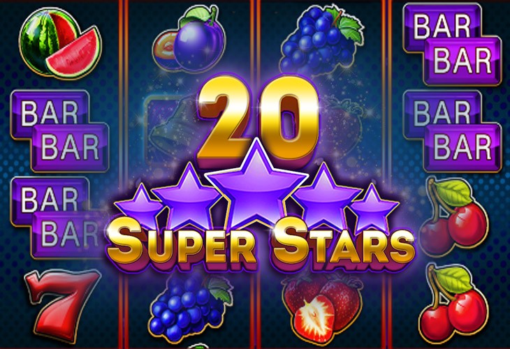 20 Super Stars slot artwork